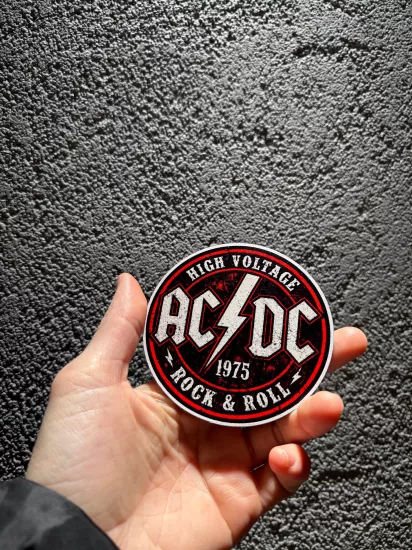 ACDC Rock Roll Patch