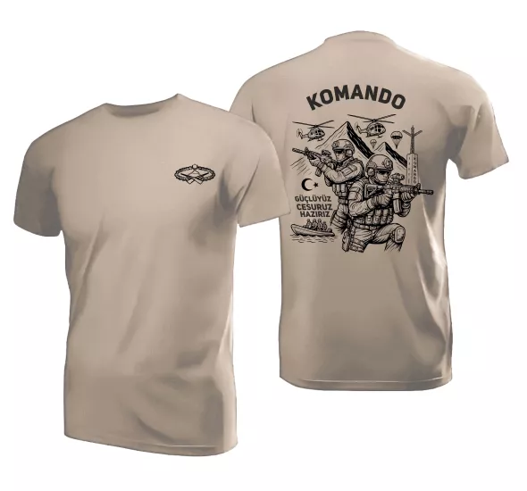 Komando Güçlüyüz Tişört 