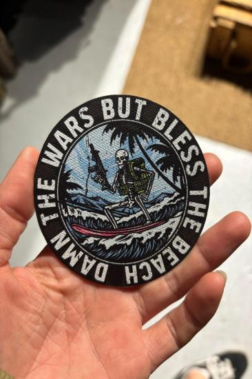 Salty Skeleton Surf Patch 